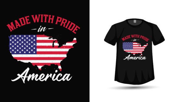 4th of July USA Flag Pride T-Shirt Design: A Versatile Creative Asset