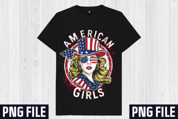 American Girls Sublimation Design: A Festive Creative Asset