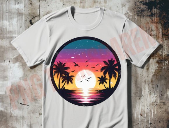 Beach Sunset PNG: Elevate Your Summer Designs