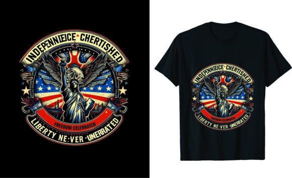 Celebrate Freedom with the Independence Cherished T-shirt Design