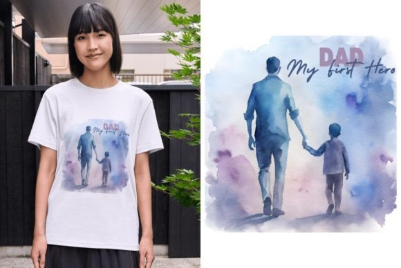 DAD, My First Hero Design: A Modern Graphic Design Asset