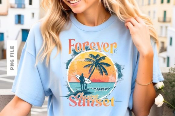 Forever Chasing Sunset: Designing a Timeless T-Shirt Aesthetic