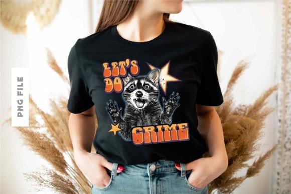 Let's Do Crime T-shirt Design: A Bold Graphic Statement