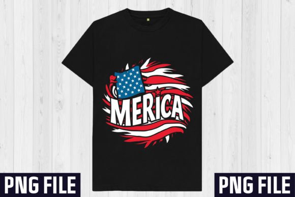 Patriotic Flair: Merica 4th of July Sublimation Design