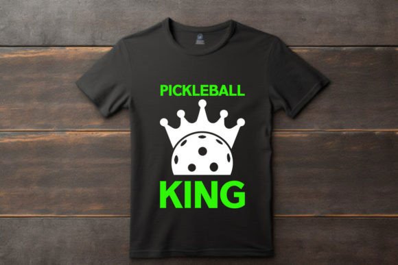 Pickle Ball King SVG: A Premium Design Asset