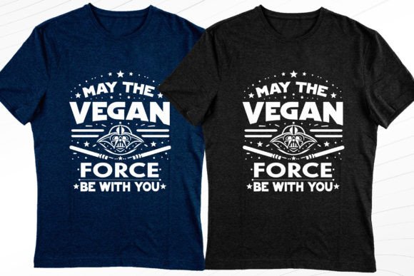 Vegan Force Classic Tshirt Design: A Graphic Designer's Asset